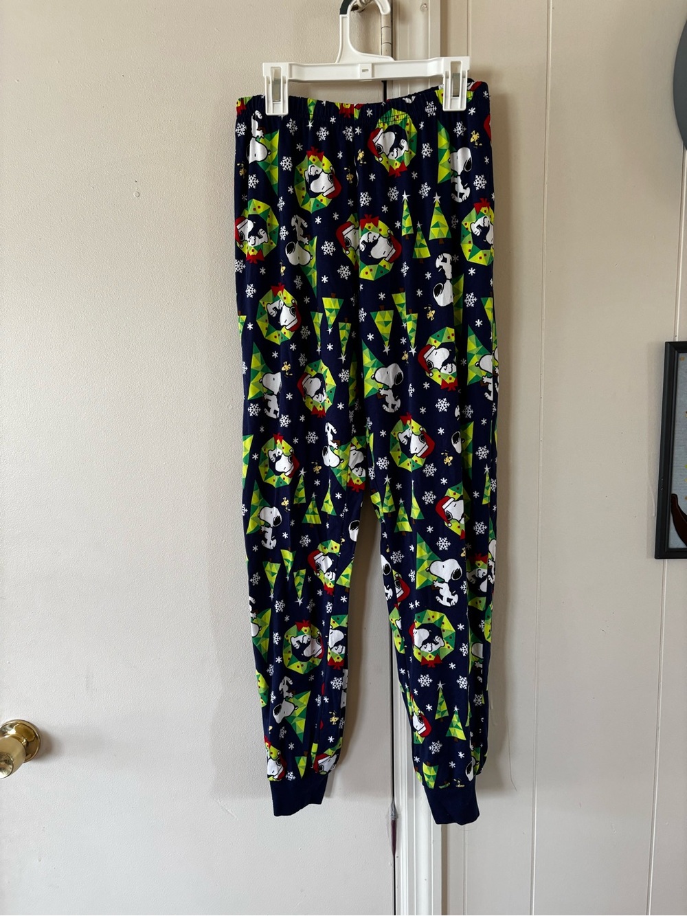 Woman’s Navy Blue Holiday Snoopy Pajama Pants
